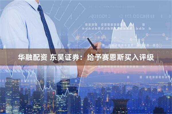 华融配资 东吴证券：给予赛恩斯买入评级