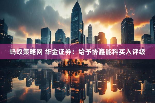 蚂蚁策略网 华金证券：给予协鑫能科买入评级
